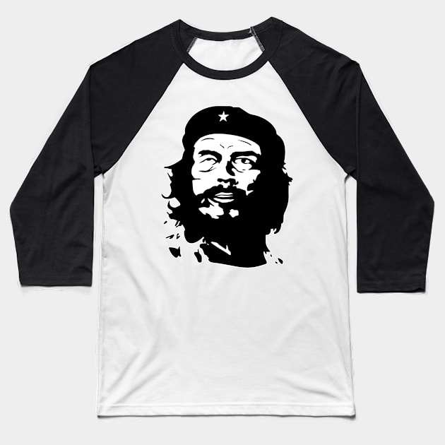 Che Guevara Baseball T-Shirt by euglenii